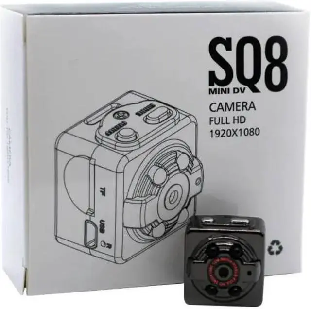 Alt view image 5 of 5 - 720P/1080P SQ8 Mini Camera Micro DV Camcorder Action Night Vision Digital Sport DV Wireless Video Voice TV Out HD Camera