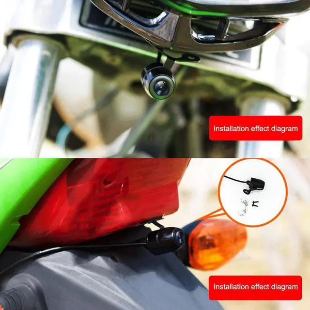 Alt view image 5 of 5 - Motorcycle DVR SE100 3.0" Motorcycle Camera 1080P HD Dash Cam Moto Dual Lens Driving Recorder Bike Action Camera Sport