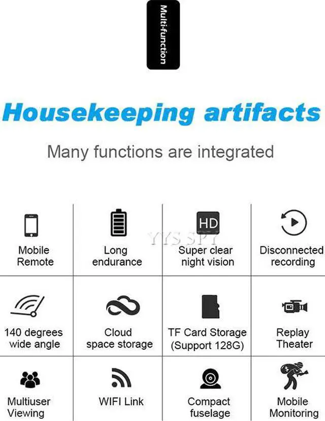 Alt view image 2 of 5 - Wifi Mini Camera HD 1080P Home Security IP Camara Night Vision Action Wireless Small Video Camcorder Espia Micro Cam Kamera