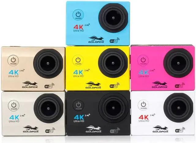 Alt view image 4 of 5 - Ultra HD 4K Action Camera WiFi Sport Camera Remote Control Sport DV Video Car Camcorder go Waterproof pro Helmet Camera