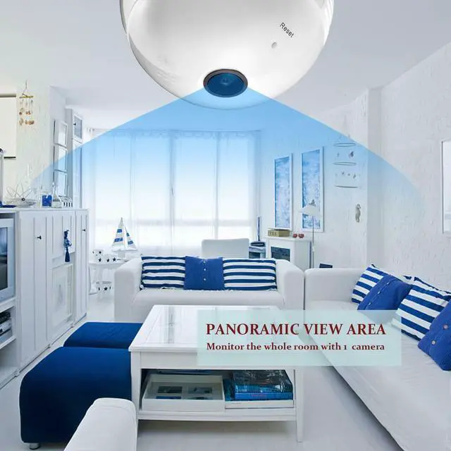 Alt view image 3 of 5 - 360 Lamp Mini Wifi Camera Gizli Kamera Wireless IP Security CCTV Home Surveillance Smart Webcam Action Video Micro Telecamera