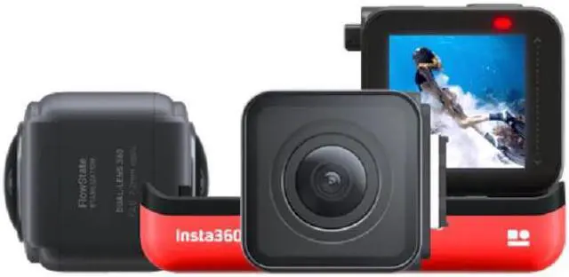 Alt view image 2 of 5 - 360 ONE R  360 4K 5.7K Action Camera Twin Edition 4K Edition and LEICA Lens Edition