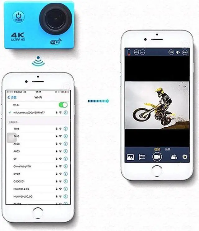 Alt view image 5 of 5 - 4K Profesional Camera Waterproof DV Camcorder 2 Inch Camera Cam for Action Vedio Recording for dropshiping