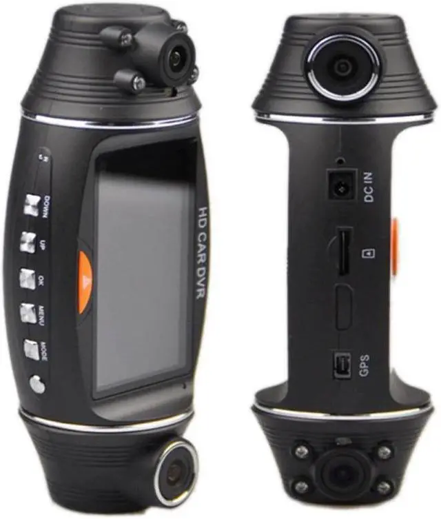 Alt view image 5 of 5 - 2.7 Inch HD 1080P Car Camera DVR 140° Wide Angle Dual Lens GPS Dash Cam Recorder Action Rear View AUTO Video Camera