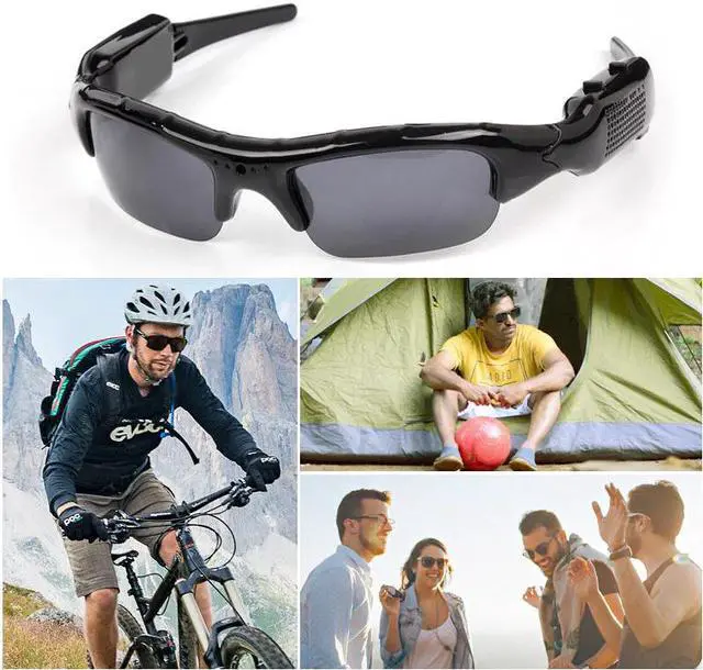 Alt view image 2 of 5 - 1280 ×960 Mini Camera Sport Video Sunglasses Recorder Action Camera DVR VCR Eyewear Sun Glasses Support Hidden TF Card