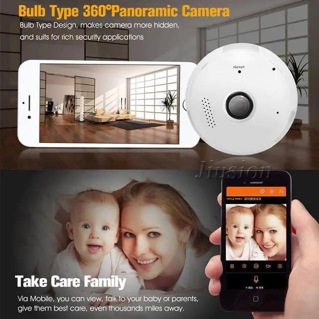 Alt view image 2 of 5 - 360 Wifi Mini Camera Espia Kamera Security Home CCTV Surveillance Action Small IP Camara Lampada Micro Camera Video Camcorder