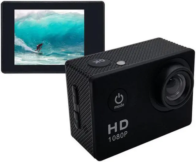 Main image of Camera Waterproof Sports Cam Wide Angle Lens DV Camcorder Rechargeable VDX99