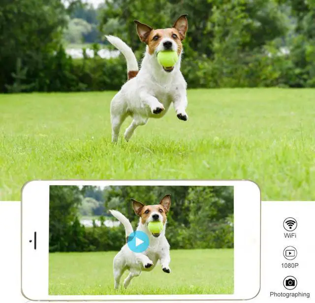 Alt view image 3 of 5 - EP5 4K Video Camera Camcorder Head Wear Mini Camcorder HD 1080P/30fps 2.4G WIFI Action Sports Video Camera video Full HD