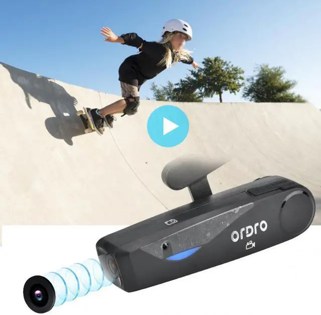 Alt view image 2 of 5 - EP5 4K Video Camera Camcorder Head Wear Mini Camcorder HD 1080P/30fps 2.4G WIFI Action Sports Video Camera video Full HD