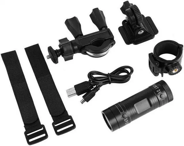 Alt view image 5 of 5 - Camera HD Mountain Bike Bicycle Motorcycle Helmet Sports Action Camera Video DV Camcorder Full HD 1080p Car Video Recorder