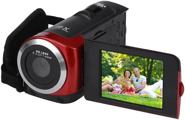 Alt view image 5 of 5 - HD-C7 Video Camera Full HD 1080P Portable Camcorders 16x Zoom 16MP Home Use Digital Camera 2.7" Rotating LCD Screen #