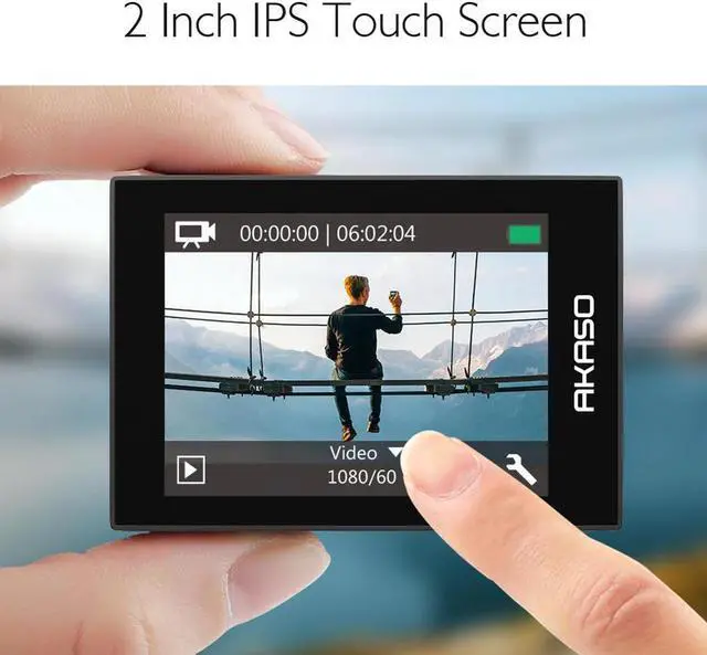 Alt view image 2 of 5 - Go EK7000 Pro 4K Action Camera with Touch Screen EIS Adjustable View Angle 40m diving Camera Remote Control Sports Camera