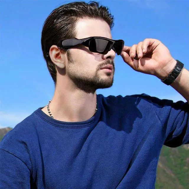 Alt view image 4 of 5 - 1280 ×960 Mini Camera Sport Video Sunglasses Recorder Action Camera DVR VCR Eyewear Sun Glasses Support Hidden TF Card