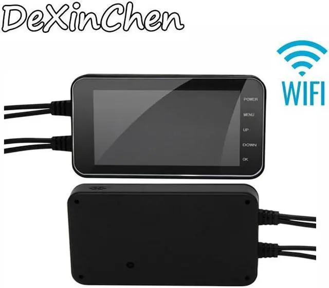 Alt view image 4 of 5 - DVR Waterproof Action Camera 4.0inch IPS Lcd Screen Dual Lens Black Box DVR Dash Cam DVR For   Shipping