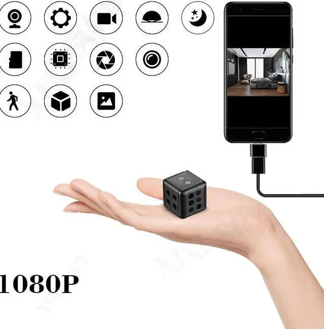 Main image of 1080P Surveillance Mini USB Camera with Cell Phone App Remote Control Portable Security WIFI Cam Espion Small Action Camcorder