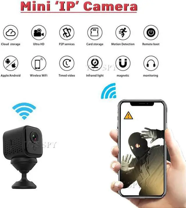 Main image of Mini Wifi Camera 1080P Gizli Action IP Video Kamera Wireless Night Vision Small Body Micro Camaras Support Hidden SD Card