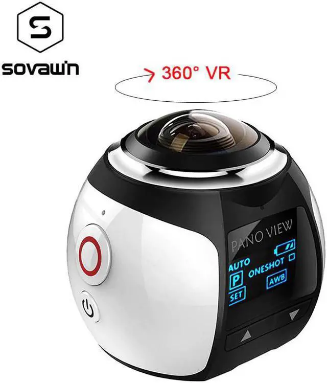 Main image of 360 Degree Camera VR 4K Wifi Video Mini Panoramic 2448*2448 HD Panorama Action 30m Waterproof Sports Driving Cam 2017
