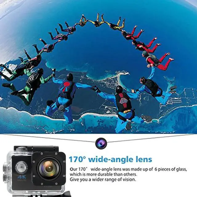 Alt view image 3 of 5 - 4K Profesional Camera Waterproof DV Camcorder 2 Inch Camera Cam for Action Vedio Recording for dropshiping