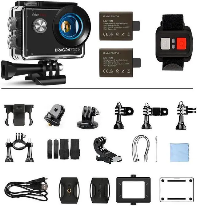 Alt view image 2 of 7 - C10 Full-HD Sports Action Camera NOVATEK96655 Processor with Wifi camera 1080p 12MP 170 Degree Wide Lens Waterproof camera