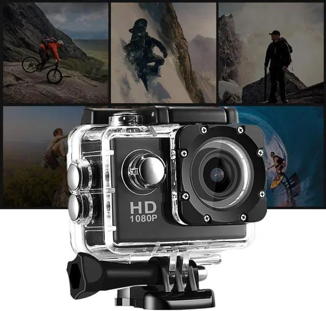 Alt view image 3 of 5 - Waterproof Camera HD 1080P Sport Action Camera DVR Cam DV Video Camcorder Mini Sports Camera Waterproof Case