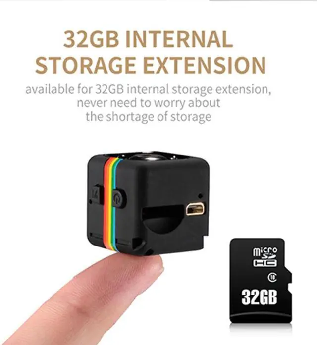 Alt view image 5 of 5 - Newest SQ11 Mini camera HD 1080P Camera Night Vision Mini Camcorder Action Camera DV Video voice Recorder Micro Cameras
