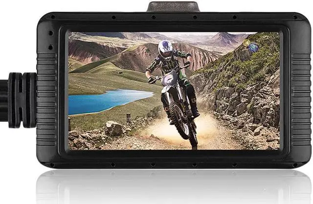 Alt view image 2 of 5 - Motorcycle DVR SE100 3.0" Motorcycle Camera 1080P HD Dash Cam Moto Dual Lens Driving Recorder Bike Action Camera Sport