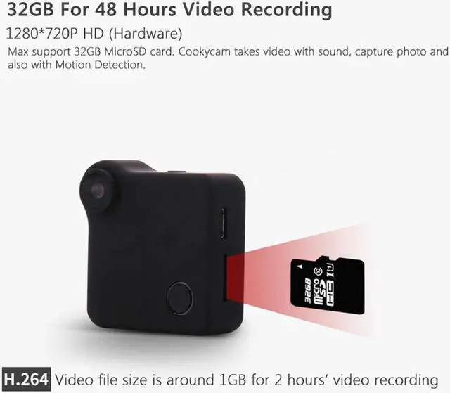 Alt view image 5 of 5 - Camera Mini Camera Sport Home Security IP Camera Wireless Smart WiFi Audio Record Surveillance Baby Monitor HD 1080P