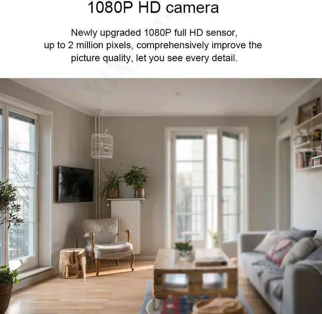 Alt view image 4 of 7 - 1080P Surveillance Mini USB Camera with Cell Phone App Remote Control Portable Security WIFI Cam Espion Small Action Camcorder