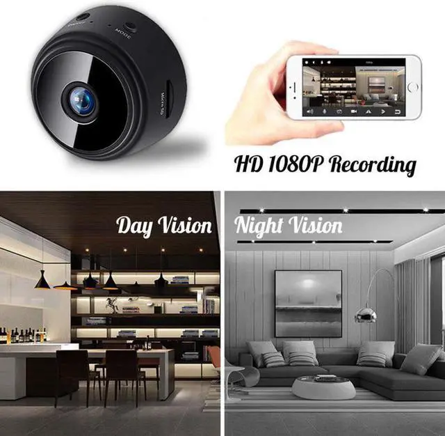 Alt view image 5 of 5 - Espia IP Camera Wireless WiFi 1080P Kamera Network Monitor Security Cam Night Vision Wireless Surveillance Action Camera