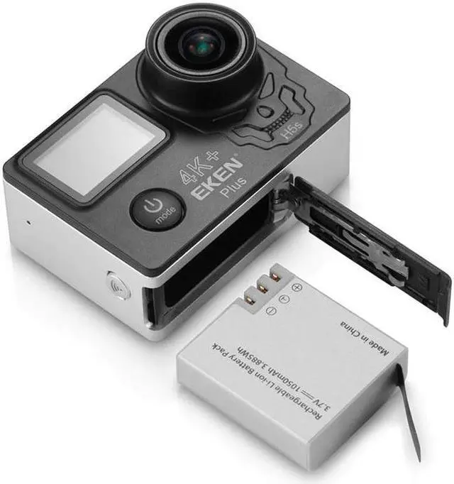 Alt view image 5 of 5 - H5S Plus Action Camera HD 4K 30FPS with Ambarella A12 chip inside 30m waterproof 2.0' touch Screen EIS go sport camera pro