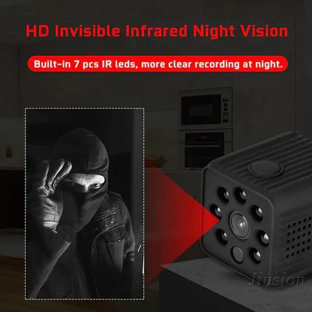 Alt view image 5 of 5 - 7 Hour Video Record HD IR Mini Camera Gizli Secret Magnetic Body Camcorder Action Outdoor Camara Security Support Hidden SD Card