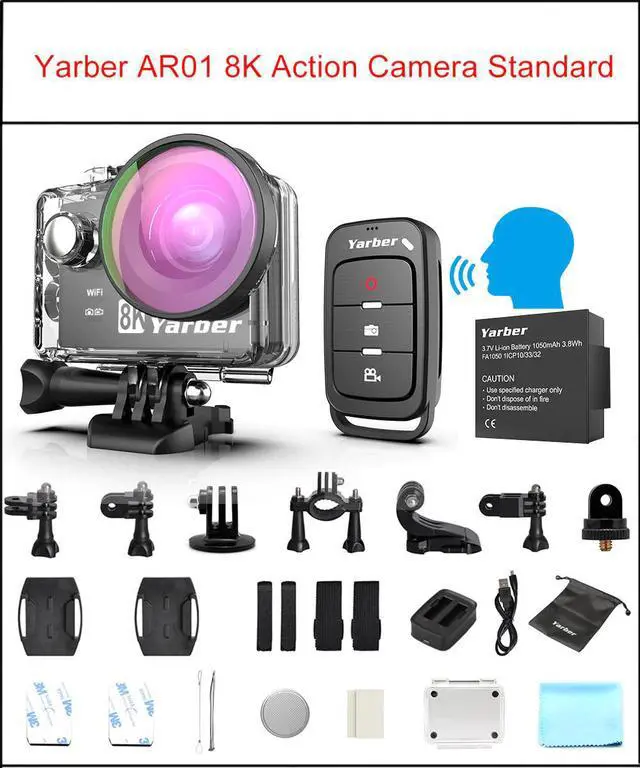 Main image of 8K Action Sports Camera WIFI 4K 60fps Bicycle Helmet Action Cameras 40M Waterproof Diving Video Dash Cam with Remote APP