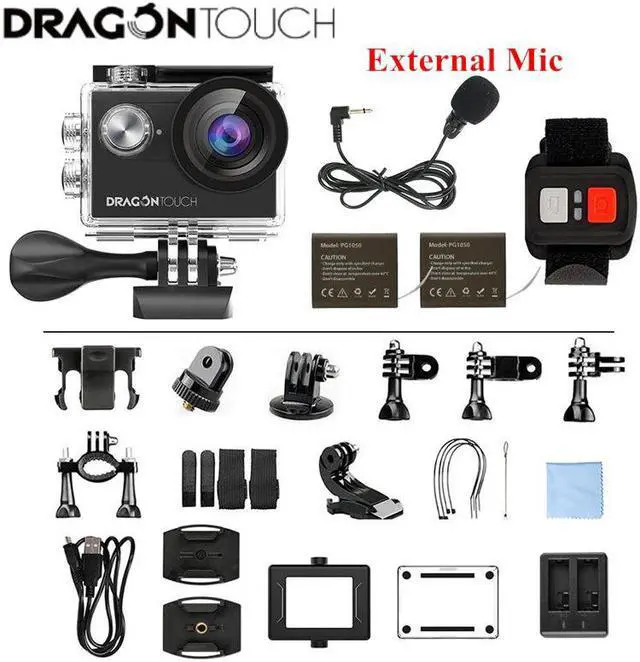 Main image of Touch 4K EIS Action Camera 16MP Vision 4 Support External Mic Underwater Camera Remote Control WiFi Sports Camera