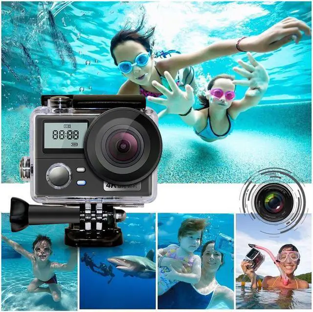 Main image of HD 4K WiFi Action Camera New Dual Screen Outdoor Extreme Sports Kamera with Remote Control Go Waterproof pro Helmet Camera