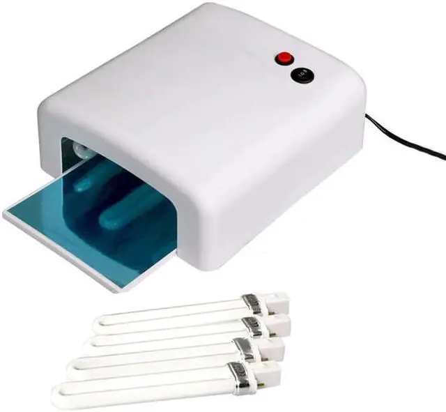 Alt view image 2 of 5 - Pro Nail Polish Dryer Lamp 36W LED UV Gel Acrylic Curing Light Spa Kit With 4 Tubes For Women Nail Art Tool H7JP