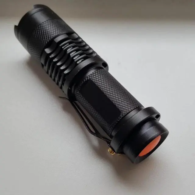Alt view image 2 of 5 - z90+ UV Light Portable mini penlight Light Cree Q5 LED Flashlight Waterproof 3 Modes zoomable Adjustable focus Lantern