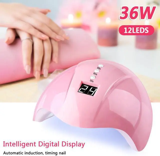 Alt view image 5 of 5 - 36W Gel Lamp Portable LED Nail Light Intelligent Induction Nail Gel Polish Nail Lamp Profession Uv Lamp Nail Dryer Manicure Tool