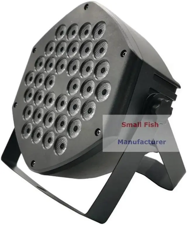 Alt view image 3 of 5 - Flat Par 36X3W  Violet Color Lighting UV With DMX512 For Disco DJ Projector Machine Party Christmas Decoration Purple Pro Dj