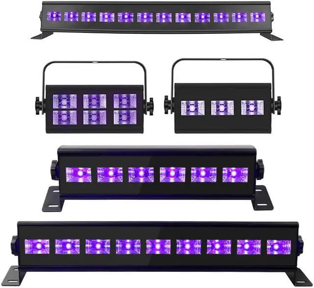 Main image of Effect Lamp Halloween Christmas Club Bright Party Holidays Decoration Bar Home Purple UV LED DJ Disco Stage Light