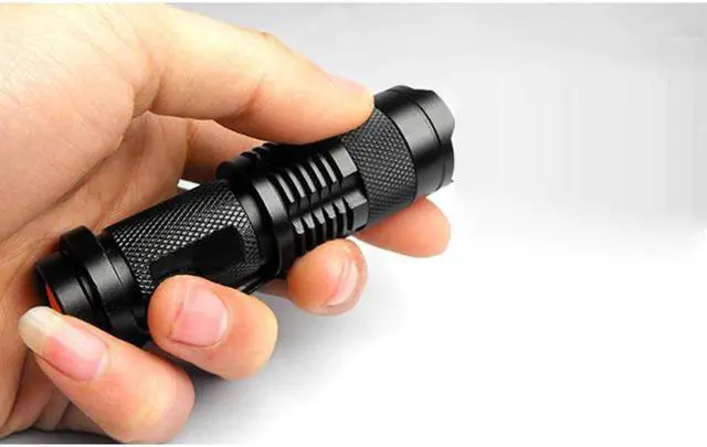 Alt view image 3 of 5 - 2020 new 365nm 395nm mini uv led flashlight torch lamp blacklight light torcia uv linterna