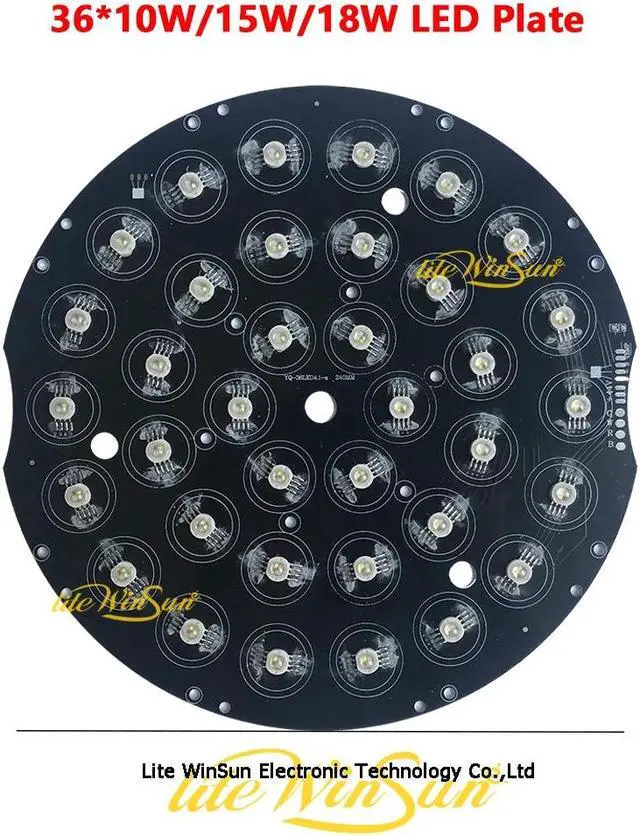 Main image of LED Plate Disk for 36*10W 36*15W 36*18W RGBW  RGBWA  RGBWA-UV LED Wash Moving Head Light LED Board 44V