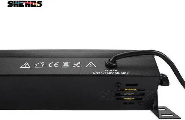 Alt view image 4 of 5 - Seller LED Stage Light Bar 12x3W UV Color Led Wall Wash DMX Stage Light Effect For Disco DJ KTV Club Home Entertainment