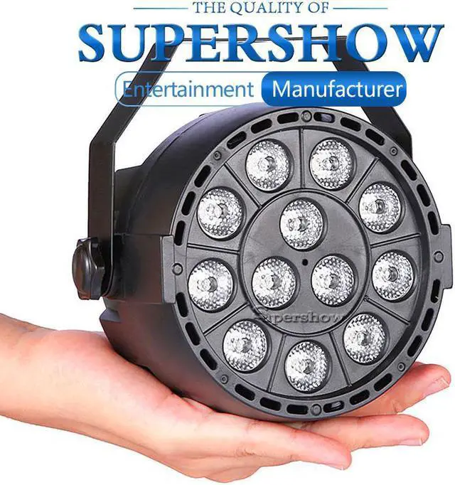 Alt view image 4 of 5 - DJ Lighting 12*3W LED UV Par Light DMX Interface Remote Control Light for Disco Dance Hall Bar