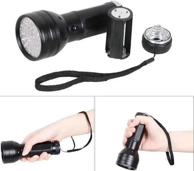 Alt view image 5 of 5 - UV LED Flashlight LED Torch Light Lamp AAA Battery Checker Detection Ultraviolet led uv flashlight torch light Lamp UV