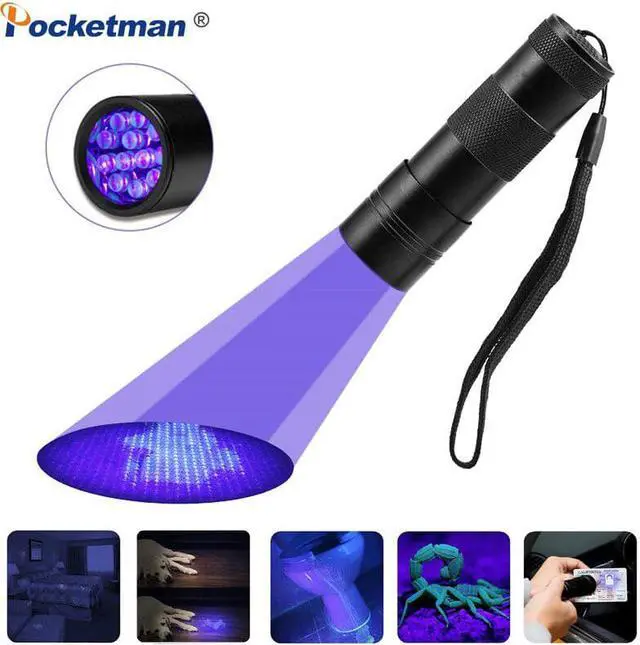 Alt view image 2 of 7 - Glow-in-the-dark  TIKI GITD Mini Futuristic Keychain Light with Auxiliary UV Light and High CRI White Light