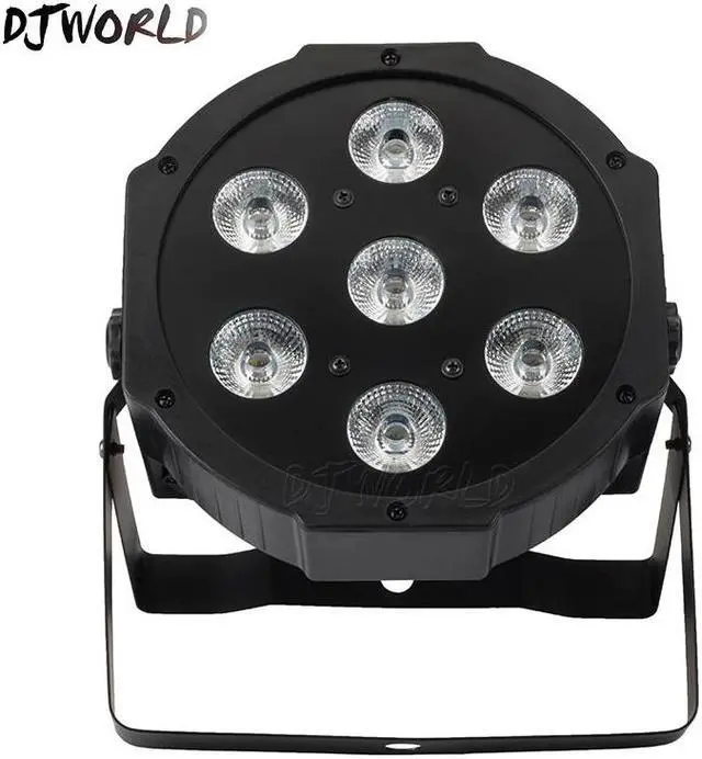 Alt view image 2 of 5 - Wireless Remote Control 7x12W RGBW 4in1 Color 7x18W RGBWA UV 6in1 Mixing Light for KTV  Party Ballroom DJ Disco Music