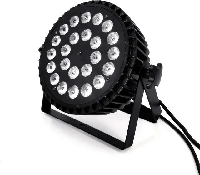 Alt view image 5 of 5 - Par lights 24x18W RGBWA UV 6in1 led Stage light RGBW 4in1 wash light  led Strobe light Using silent fan Aluminum shell