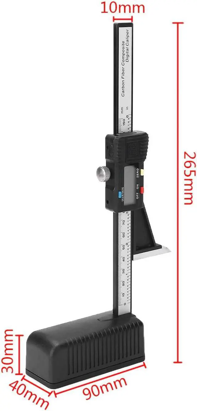Alt view image 3 of 7 - LCD Digital Height Gauge Calipers 0-150mm Electronic Vernier Caliper Woodworking Height Measuring Tool Height Ruler