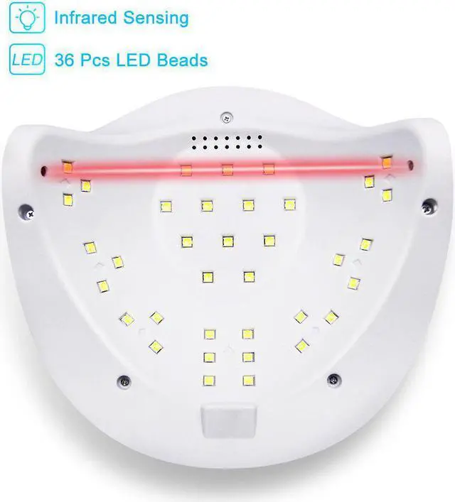 Alt view image 4 of 5 - 120W Nail Dryer Professional UV LED Nail lamp With LCD Display 4 Timer Automatic Sensor For Nail Art Salon Curing All Gel Polish