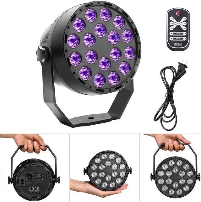 Alt view image 2 of 5 - 18 LED UV lighting effects Professional Stage Light Disco DJ Projector Machine Party with Wireless Remote Control